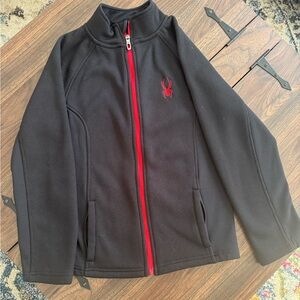 Spyder Black Fleece Jacket 10/12